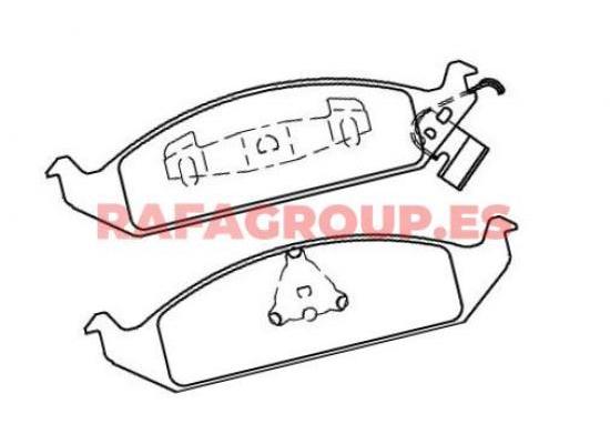 RG6863 - Pastillas de freno